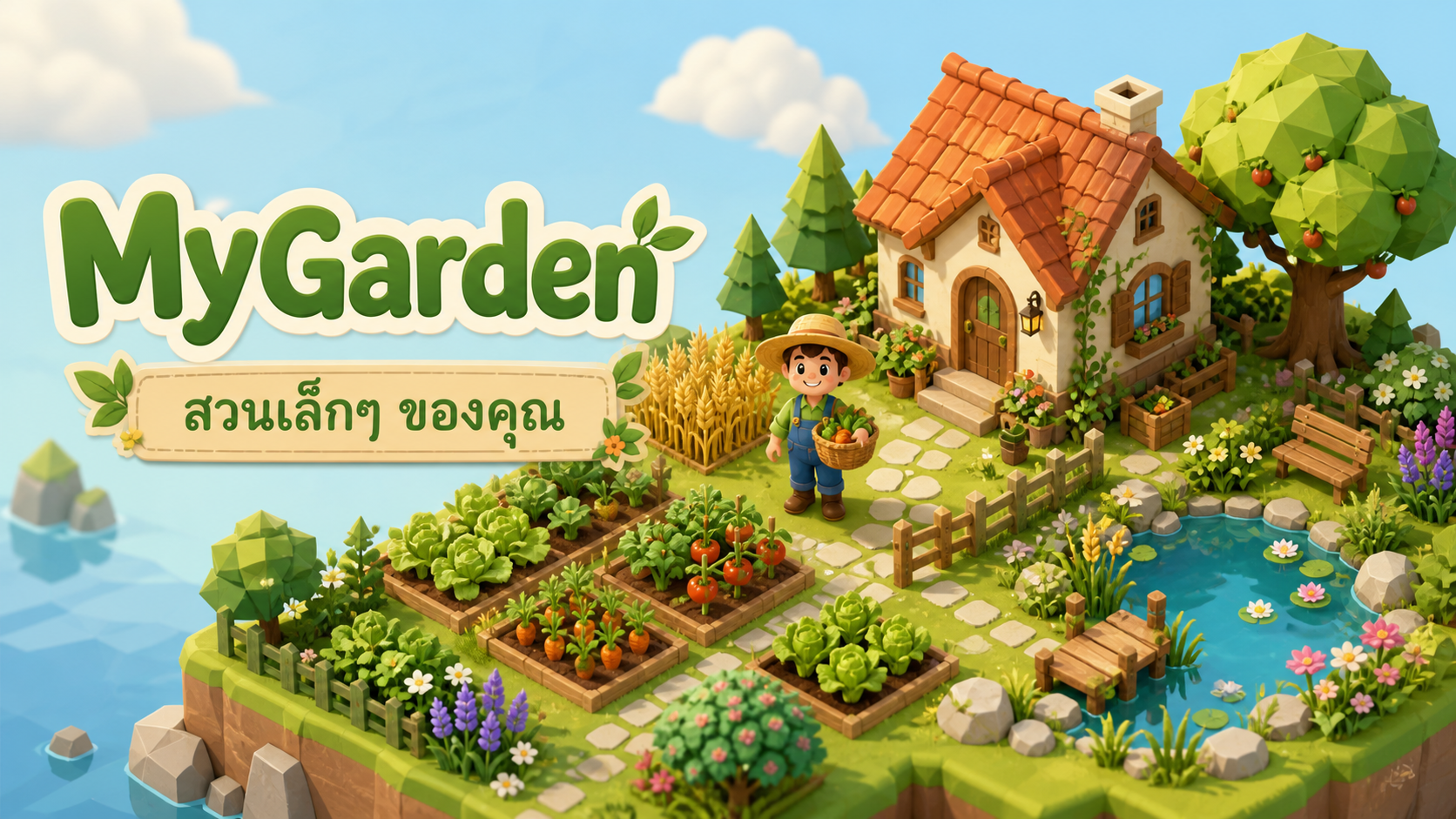 ตัวอย่างสวนสามมิติ MyGarden